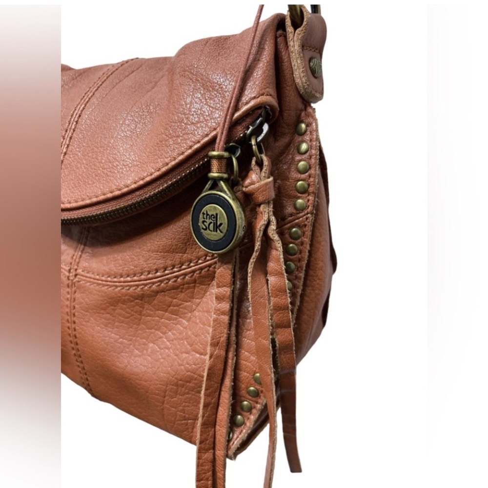 The Sak! Stylish Brown Leather Crossbody Bag-EUC - Picture 2 of 10